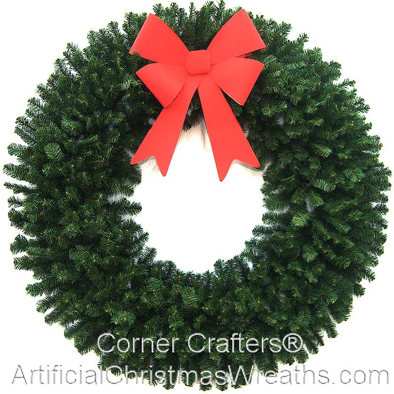 60 INCH CHRISTMAS WREATH (WITHOUT LIGHTS)  CornerCrafters.com  XMAS WREATHS